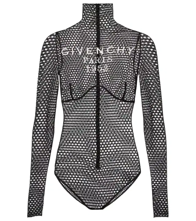 Logo mesh bodysuit Logo mesh bodysuit