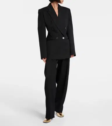 Givenchy Cutout wool wide-leg pants | Thumbnail 3 Givenchy Cutout wool wide-leg pants | Thumbnail 3