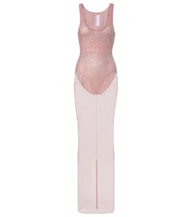 Alex Perry Crystal-embellished mesh maxi dress | Thumbnail 1 Alex Perry Crystal-embellished mesh maxi dress | Thumbnail 1