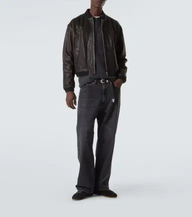 Frame Leather bomber jacket | Thumbnail 6 Frame Leather bomber jacket | Thumbnail 6