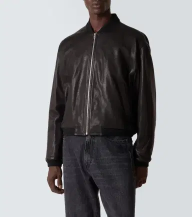 Frame Leather bomber jacket | Thumbnail 7 Frame Leather bomber jacket | Thumbnail 7