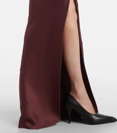 Alex Perry Draped crêpe satin corset gown | Thumbnail 6 Alex Perry Draped crêpe satin corset gown | Thumbnail 6