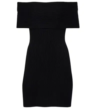 Givenchy Ribbed-knit wool and alpaca-blend minidress | Thumbnail 1 Givenchy Ribbed-knit wool and alpaca-blend minidress | Thumbnail 1