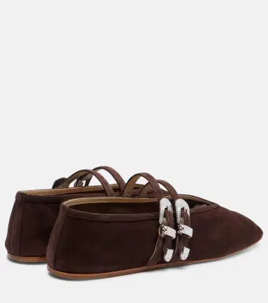 Le Monde Béryl Le Monde Béryl Claudia suede ballet flats | Thumbnail 4 Le Monde Béryl Le Monde Béryl Claudia suede ballet flats | Thumbnail 4