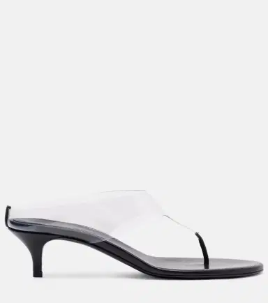 Magda Butrym 45 leather-trimmed thong sandals | Thumbnail 3 Magda Butrym 45 leather-trimmed thong sandals | Thumbnail 3