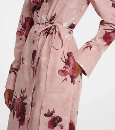 Erdem Floral cotton poplin shirt dress | Thumbnail 2 Erdem Floral cotton poplin shirt dress | Thumbnail 2