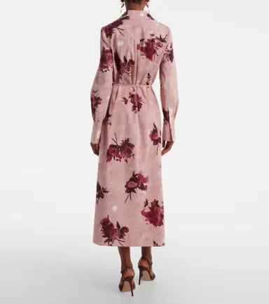 Erdem Floral cotton poplin shirt dress | Thumbnail 4 Erdem Floral cotton poplin shirt dress | Thumbnail 4