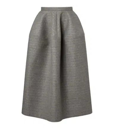 Erdem Striped wool and mohair flannel midi skirt | Thumbnail 1 Erdem Striped wool and mohair flannel midi skirt | Thumbnail 1