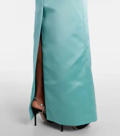 Erdem Floral off-shoulder duchesse satin gown | Thumbnail 3 Erdem Floral off-shoulder duchesse satin gown | Thumbnail 3