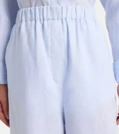 Loro Piana Valerio high-rise linen wide-leg pants | Thumbnail 5 Loro Piana Valerio high-rise linen wide-leg pants | Thumbnail 5