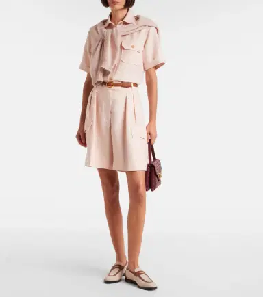 Loro Piana Linen Bermuda shorts | Thumbnail 5 Loro Piana Linen Bermuda shorts | Thumbnail 5