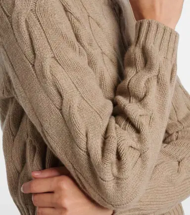Loro Piana Napier cable-knit cashmere sweater | Thumbnail 2 Loro Piana Napier cable-knit cashmere sweater | Thumbnail 2