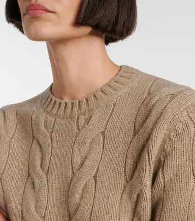 Loro Piana Napier cable-knit cashmere sweater | Thumbnail 3 Loro Piana Napier cable-knit cashmere sweater | Thumbnail 3