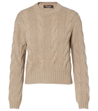 Loro Piana Napier cable-knit cashmere sweater | Thumbnail 1 Loro Piana Napier cable-knit cashmere sweater | Thumbnail 1