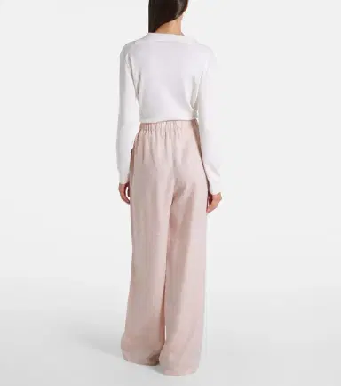 Loro Piana Valerio linen wide-leg pants | Thumbnail 2 Loro Piana Valerio linen wide-leg pants | Thumbnail 2