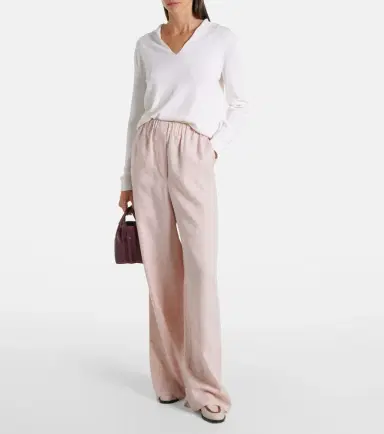 Loro Piana Valerio linen wide-leg pants | Thumbnail 5 Loro Piana Valerio linen wide-leg pants | Thumbnail 5