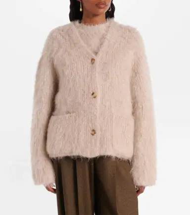 Loro Piana Cherry Hill mohair and cashmere cardigan | Thumbnail 4 Loro Piana Cherry Hill mohair and cashmere cardigan | Thumbnail 4