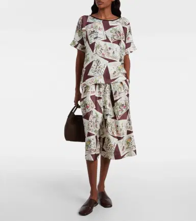 Loro Piana Emon silk Bermuda shorts | Thumbnail 4 Loro Piana Emon silk Bermuda shorts | Thumbnail 4