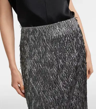 Erdem Sequined high-rise pencil skirt | Thumbnail 2 Erdem Sequined high-rise pencil skirt | Thumbnail 2