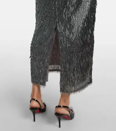 Erdem Sequined high-rise pencil skirt | Thumbnail 3 Erdem Sequined high-rise pencil skirt | Thumbnail 3