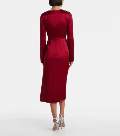 Erdem Crystal-embellished satin cady cocktail dress | Thumbnail 6 Erdem Crystal-embellished satin cady cocktail dress | Thumbnail 6