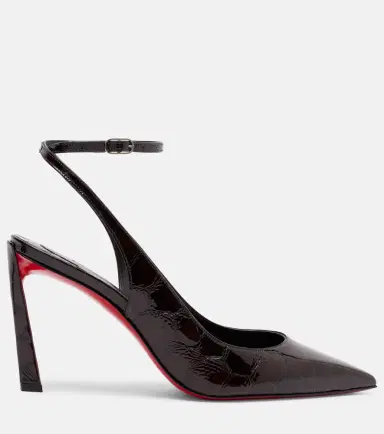 Christian Louboutin Condora 85 croc-effect slingback pumps | Thumbnail 3 Christian Louboutin Condora 85 croc-effect slingback pumps | Thumbnail 3