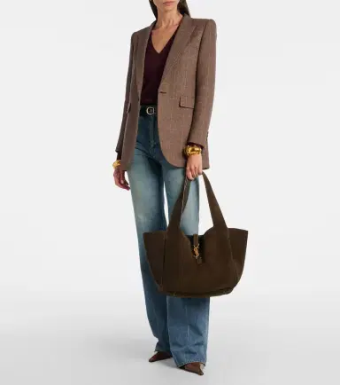 Saint Laurent Le 5 À 7 Bea suede tote bag | Thumbnail 7 Saint Laurent Le 5 À 7 Bea suede tote bag | Thumbnail 7