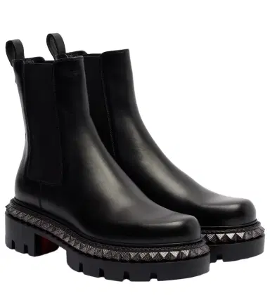 Christian Louboutin St Emilia embellished leather ankle boots | Thumbnail 1 Christian Louboutin St Emilia embellished leather ankle boots | Thumbnail 1