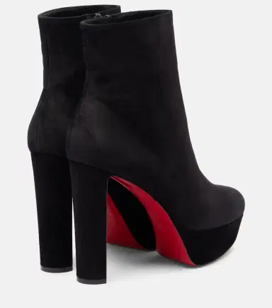 Christian Louboutin Loo Booty 130 suede ankle boots | Thumbnail 3 Christian Louboutin Loo Booty 130 suede ankle boots | Thumbnail 3