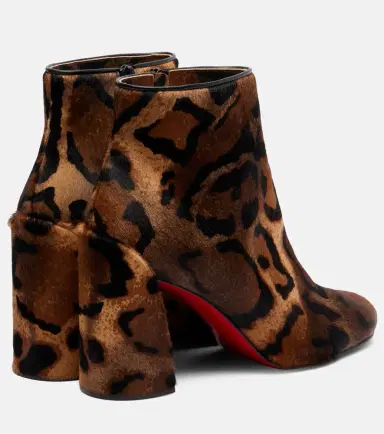 Christian Louboutin Jane 85 leopard-printed calf hair ankle boots | Thumbnail 4 Christian Louboutin Jane 85 leopard-printed calf hair ankle boots | Thumbnail 4