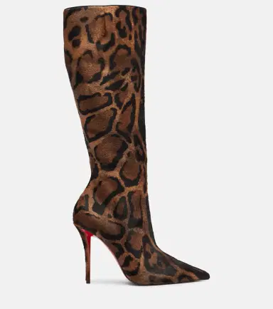 Christian Louboutin Miss Z 100 calf hair knee-high boots | Thumbnail 3 Christian Louboutin Miss Z 100 calf hair knee-high boots | Thumbnail 3