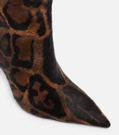 Christian Louboutin Miss Z 100 calf hair knee-high boots | Thumbnail 4 Christian Louboutin Miss Z 100 calf hair knee-high boots | Thumbnail 4