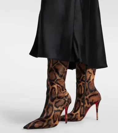 Christian Louboutin Miss Z 100 calf hair knee-high boots | Thumbnail 6 Christian Louboutin Miss Z 100 calf hair knee-high boots | Thumbnail 6