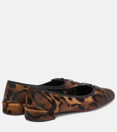 Christian Louboutin Leopard-print calf hair ballet flats | Thumbnail 2 Christian Louboutin Leopard-print calf hair ballet flats | Thumbnail 2