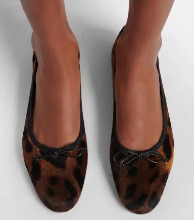 Christian Louboutin Leopard-print calf hair ballet flats | Thumbnail 6 Christian Louboutin Leopard-print calf hair ballet flats | Thumbnail 6