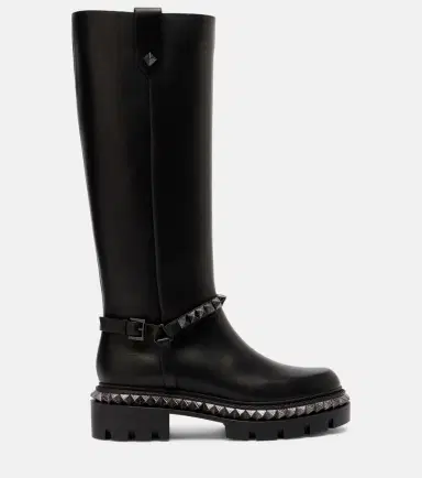 Christian Louboutin Marinetta studded leather knee-high boots | Thumbnail 4 Christian Louboutin Marinetta studded leather knee-high boots | Thumbnail 4