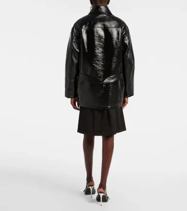 Courreges Courrèges Coated cotton-blend jacket | Thumbnail 4 Courreges Courrèges Coated cotton-blend jacket | Thumbnail 4
