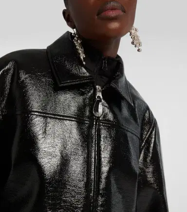 Courreges Courrèges Coated cotton-blend jacket | Thumbnail 5 Courreges Courrèges Coated cotton-blend jacket | Thumbnail 5