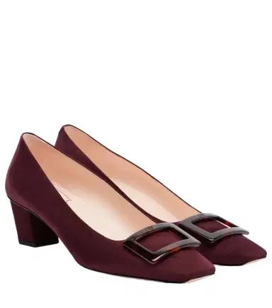 Roger Vivier Belle Vivier 45 suede pumps | Thumbnail 1 Roger Vivier Belle Vivier 45 suede pumps | Thumbnail 1