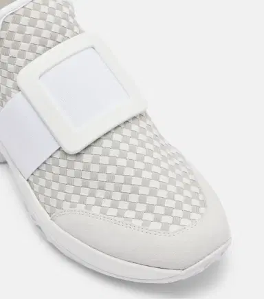 Roger Vivier Viv' Run woven sneakers | Thumbnail 2 Roger Vivier Viv' Run woven sneakers | Thumbnail 2