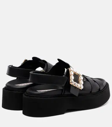 Roger Vivier Viv' Rangers leather platform sandals | Thumbnail 2 Roger Vivier Viv' Rangers leather platform sandals | Thumbnail 2