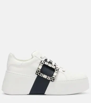 Roger Vivier Viv Skate leather platform sneakers | Thumbnail 3 Roger Vivier Viv Skate leather platform sneakers | Thumbnail 3
