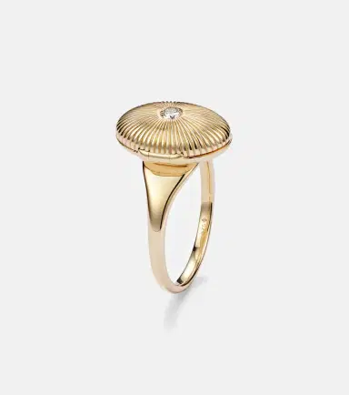Persée Persée 9kt gold ring with diamond | Thumbnail 3 Persée Persée 9kt gold ring with diamond | Thumbnail 3