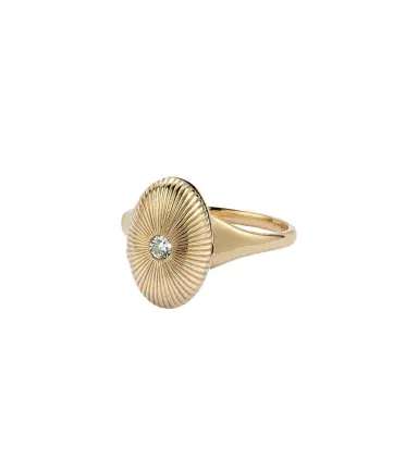 Persée Persée 9kt gold ring with diamond | Thumbnail 1 Persée Persée 9kt gold ring with diamond | Thumbnail 1