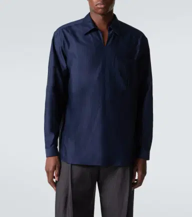 Giorgio Armani Cotton and silk shirt | Thumbnail 5 Giorgio Armani Cotton and silk shirt | Thumbnail 5