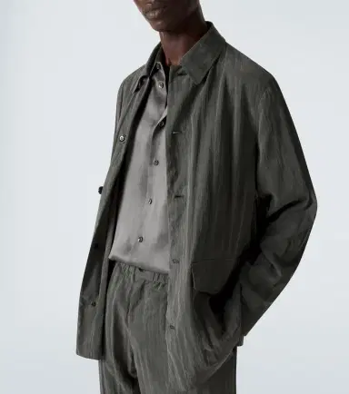 Giorgio Armani Canvas overshirt | Thumbnail 4 Giorgio Armani Canvas overshirt | Thumbnail 4