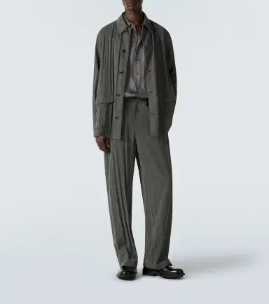Giorgio Armani Canvas overshirt | Thumbnail 8 Giorgio Armani Canvas overshirt | Thumbnail 8