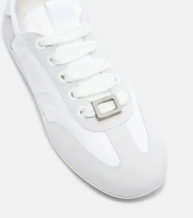 Roger Vivier Viv Low suede-trimmed sneakers | Thumbnail 3 Roger Vivier Viv Low suede-trimmed sneakers | Thumbnail 3