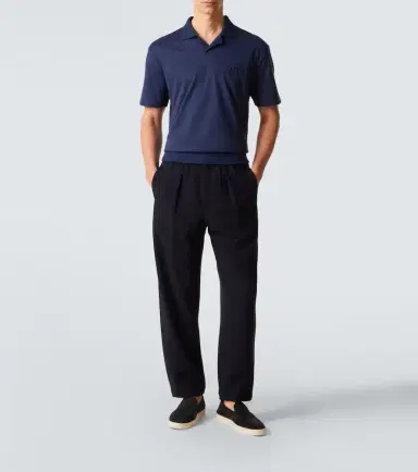Giorgio Armani Cotton jersey polo shirt | Thumbnail 2 Giorgio Armani Cotton jersey polo shirt | Thumbnail 2