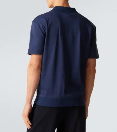 Giorgio Armani Cotton jersey polo shirt | Thumbnail 4 Giorgio Armani Cotton jersey polo shirt | Thumbnail 4